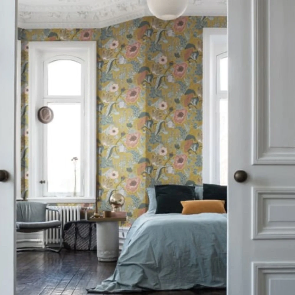 Hanna Wendelbo Apelviken floral wallpaper